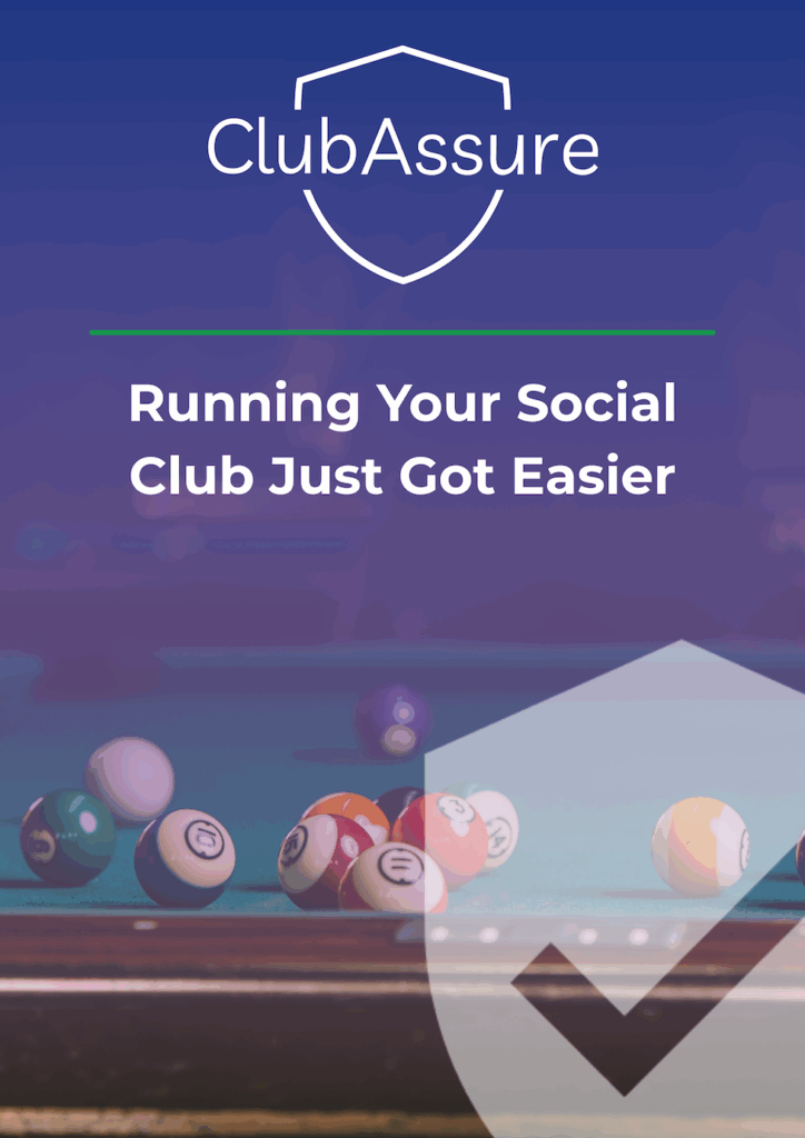 social clubs brochure front page